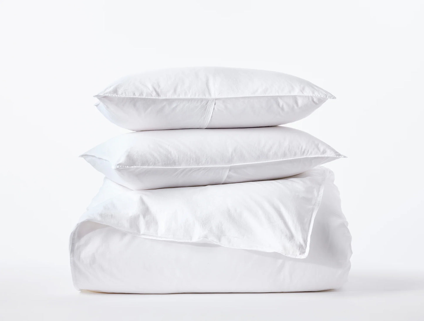 Ensemble de couette en percale froissée biologique™