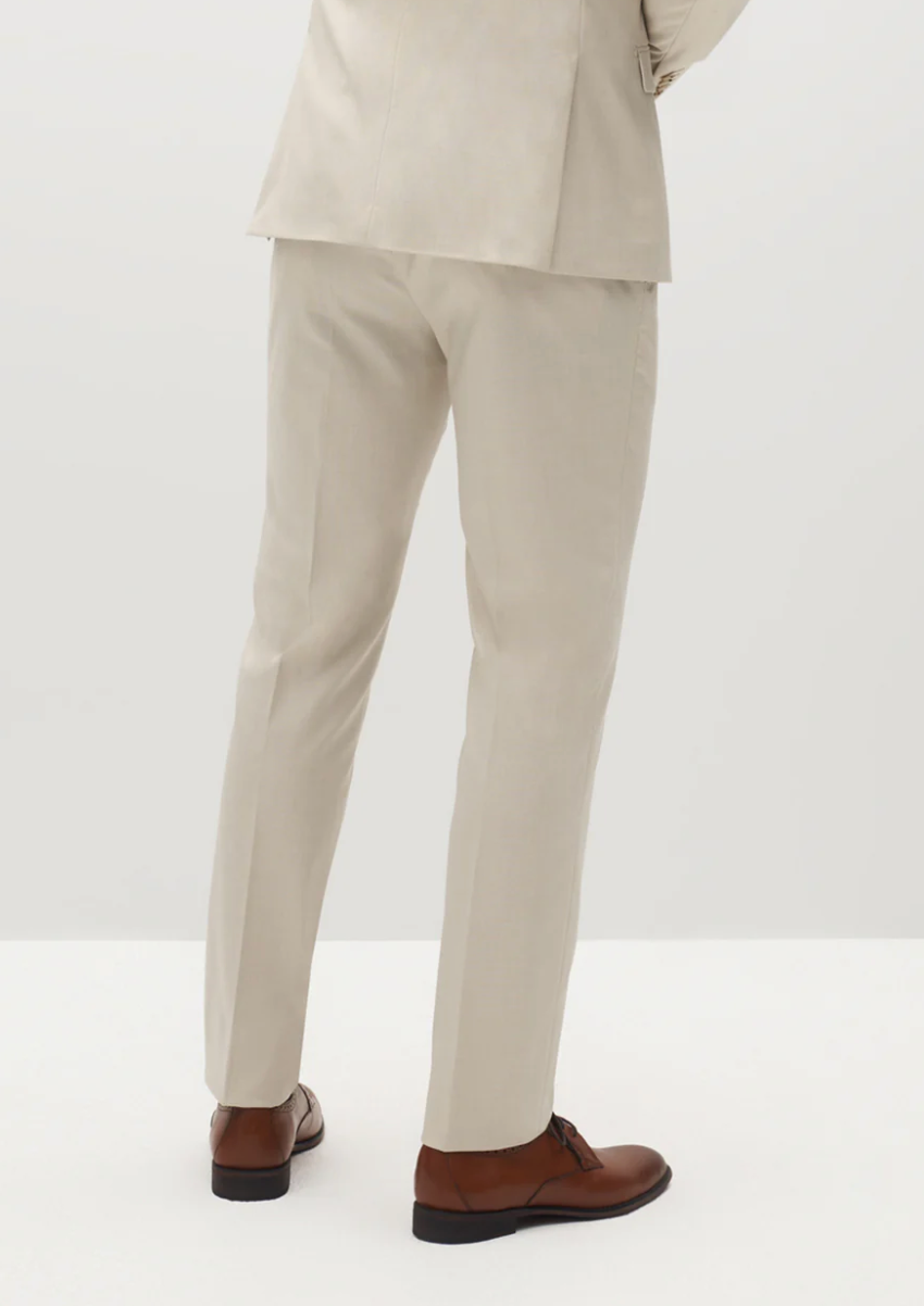 Men's Tan Suit Pants